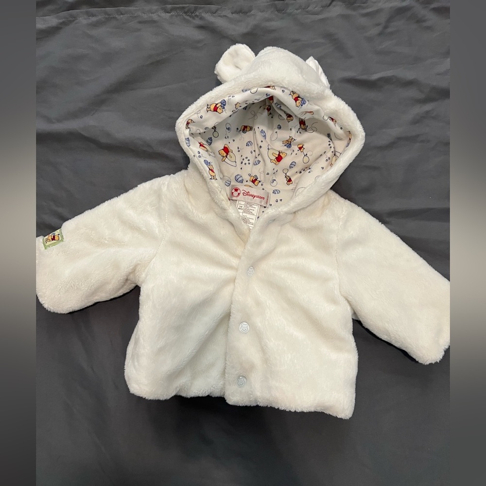 Winnie the Pooh Infant baby boy girl Size 3-6 Months Fleece Coat Jacket sweater